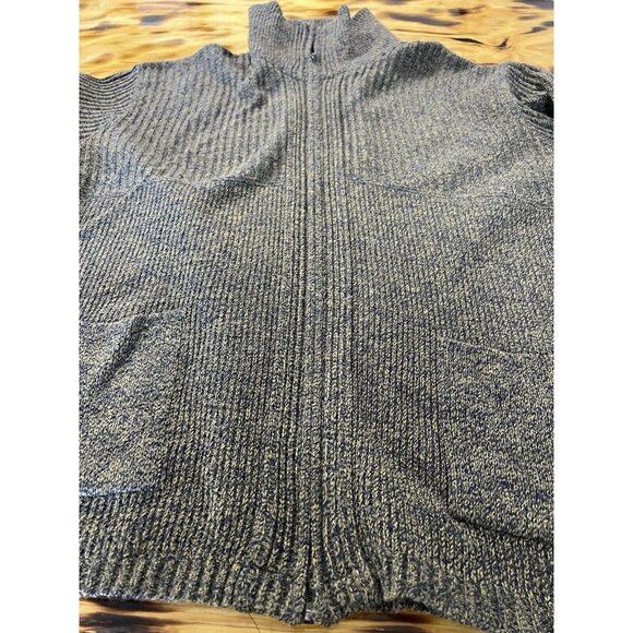 London Fog Sweater Womens 2X Big Long Sleeves Full Zip Granny Core Vintage‎ City - Picture 13 of 13